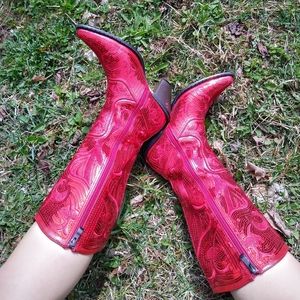John Fashion Sequin Cowboy Boots